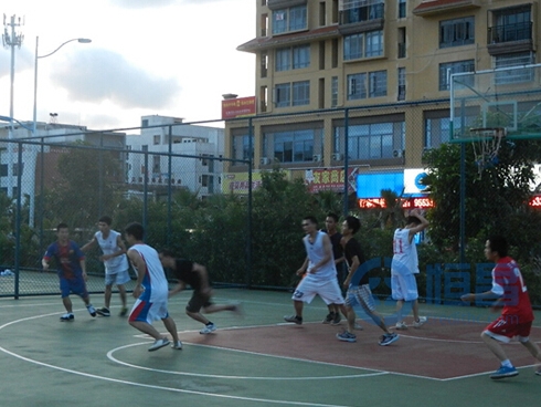 欽州分公司舉行精英籃球賽