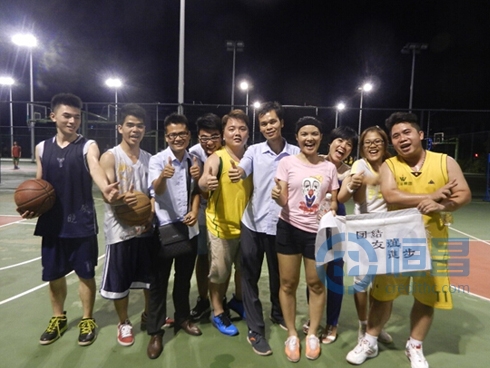 欽州分公司舉行精英籃球賽