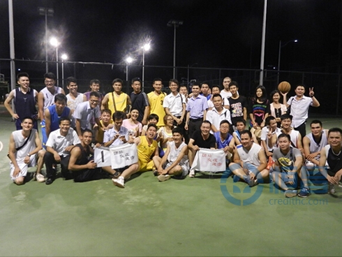 欽州分公司舉行精英籃球賽