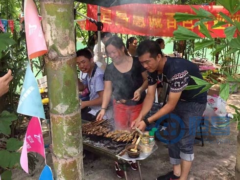 百色分公司戶外拓展促交流活動