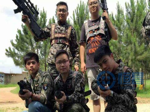 欽州分公司戶外拓展燒烤活動