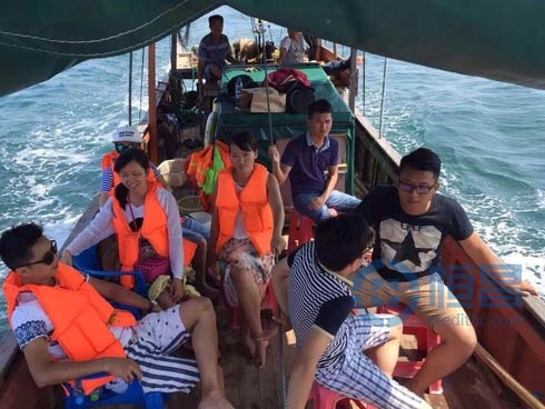 欽州分公司防城港白浪灘捕魚活動