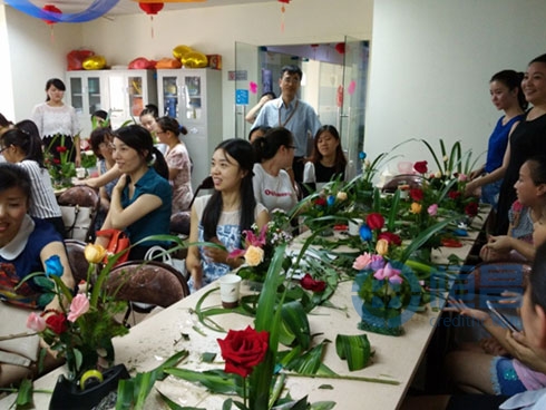 岳陽分公司花藝DIY活動成功舉行