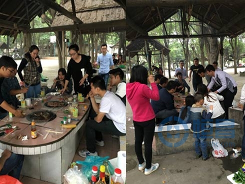 江門分公司燒烤團建活動